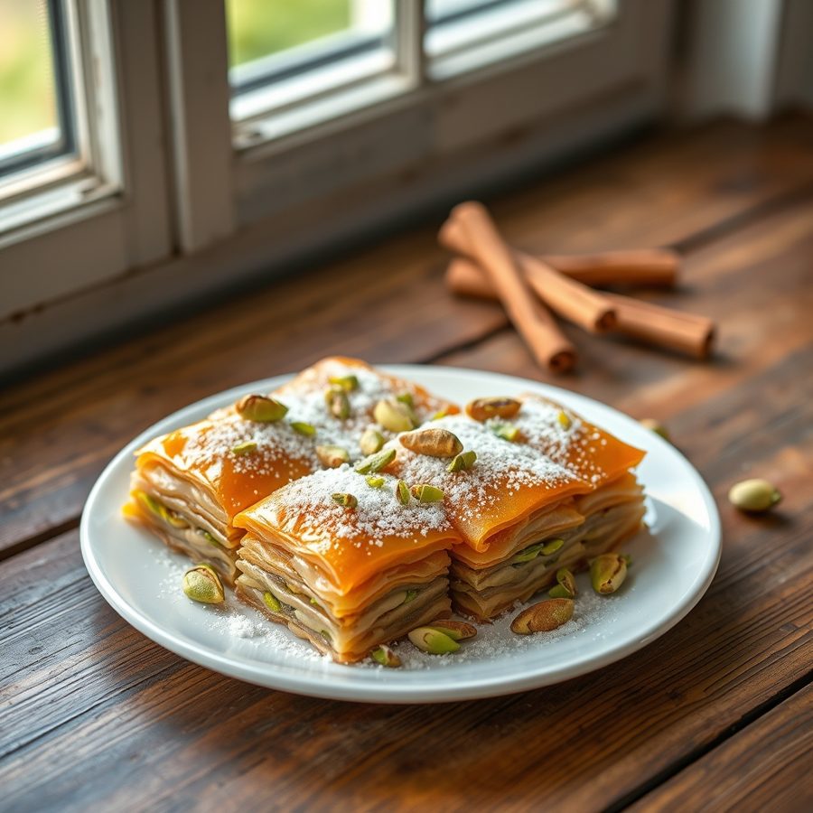 Baklava with Pistachio Nuts