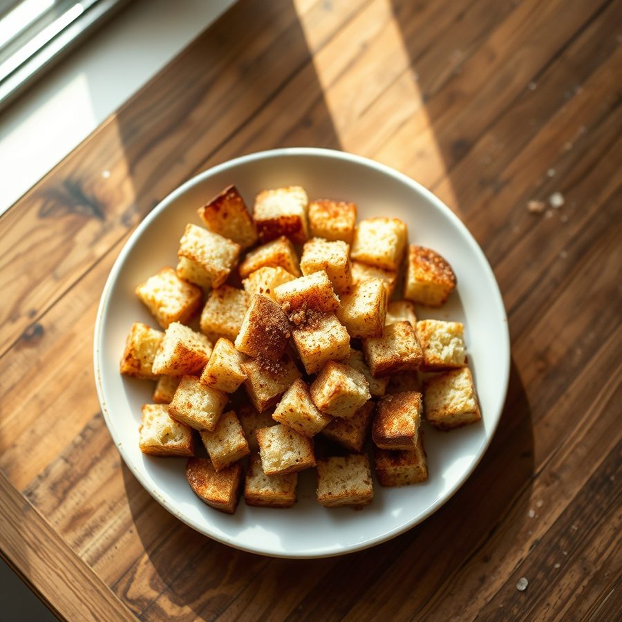 Cinnamon Croutons