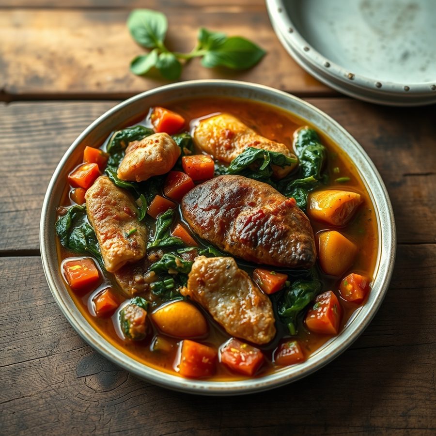 Fumbua (Wild Spinach Stew)