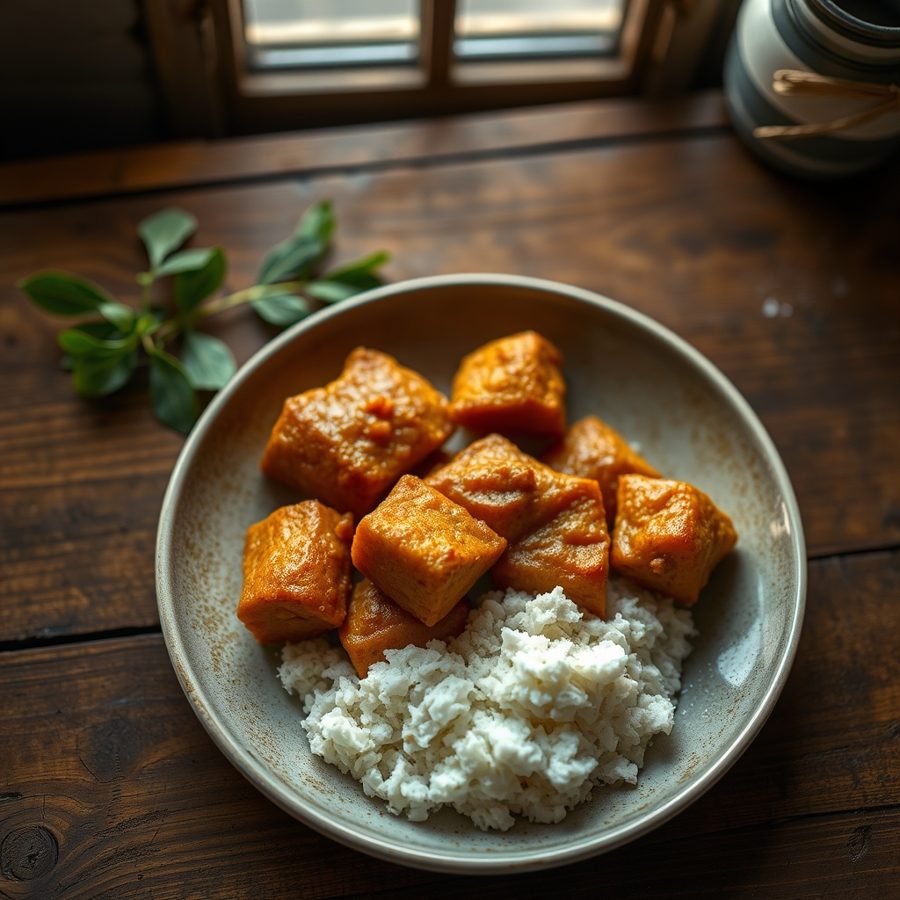Funje (Cassava Flour Pudding)