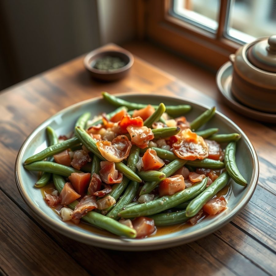 Habas con Jamon (Broad Beans with Ham)