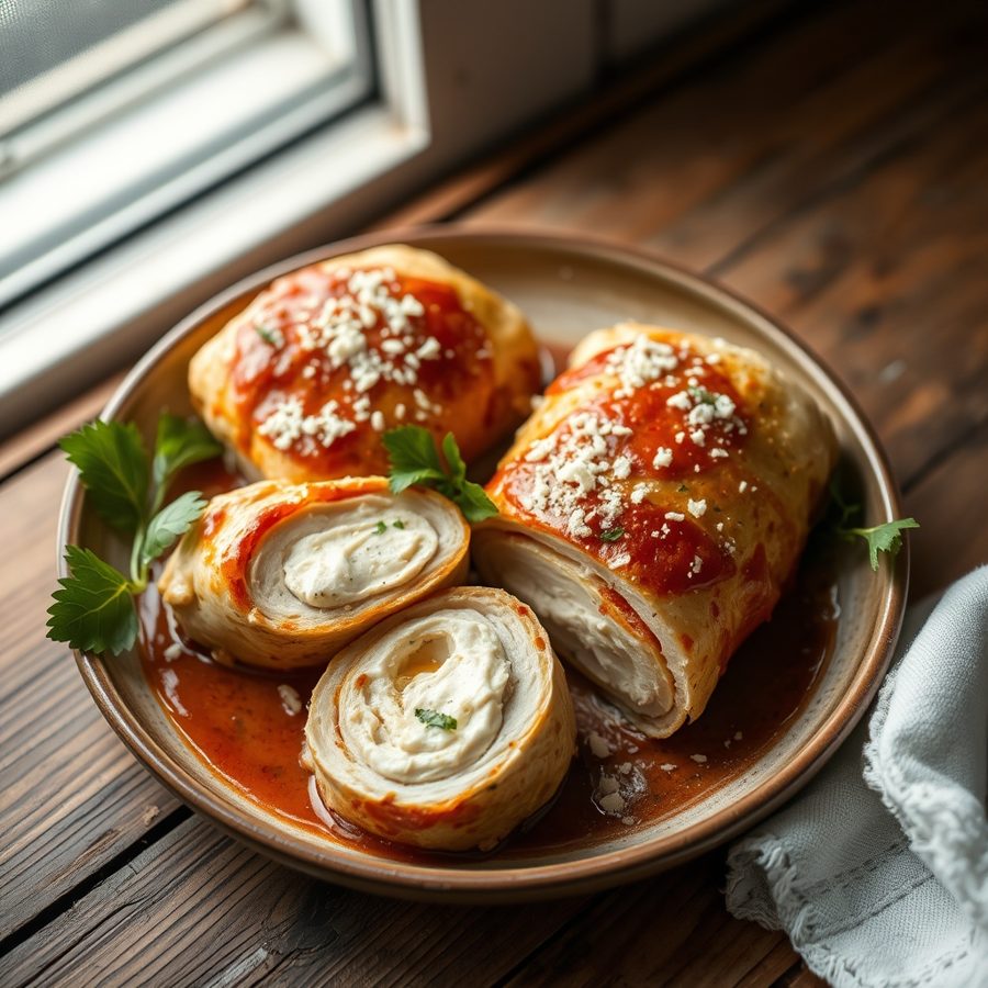 Italian Chicken Rolls