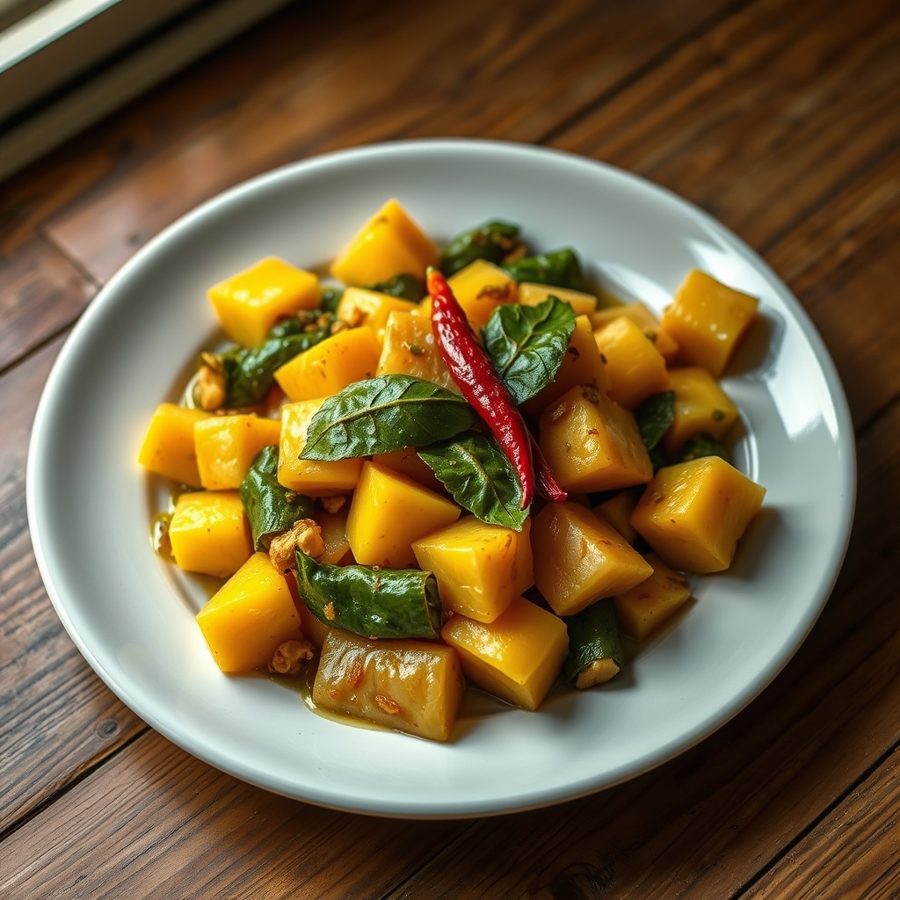 Ji Abubo (Nigerian Yam and Vegetable Sauce)