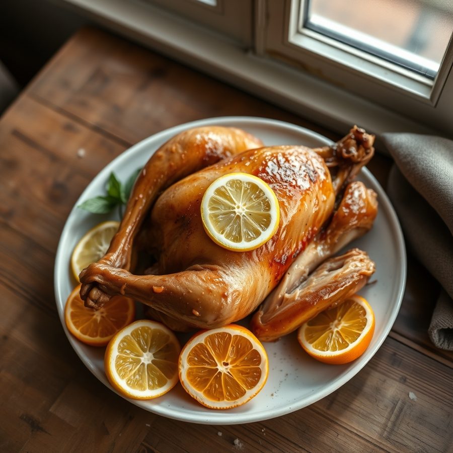 Long Island Roast Duckling with Citrus