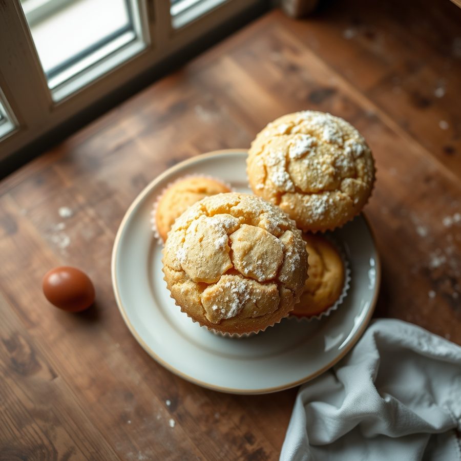 Marzipan Muffins