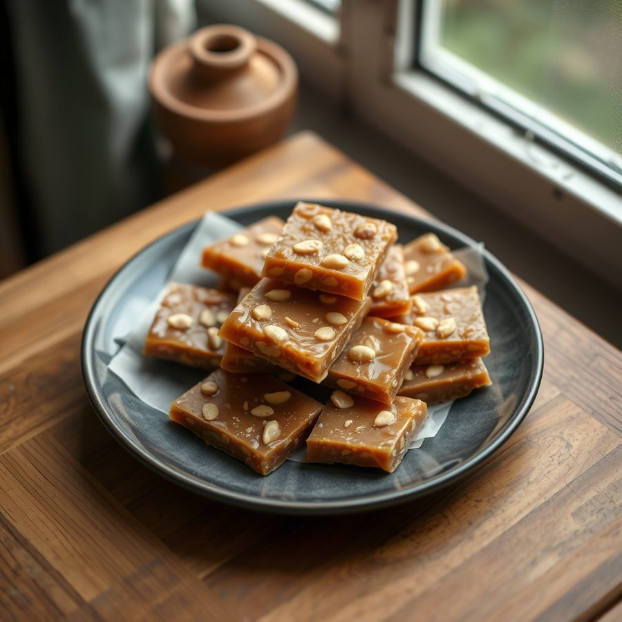 Nigerian Peanut Brittle (Nkate Cake)