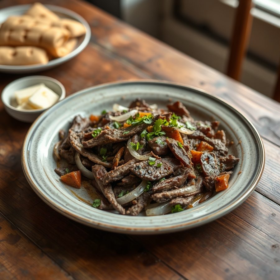 Zilzil Tibs (Spicy Ethiopian Beef Strips)